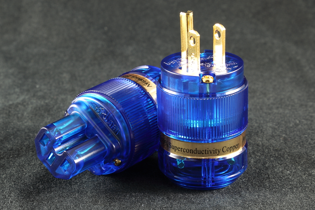 Ti2000 8085 Gold plated copper plug set (Black)